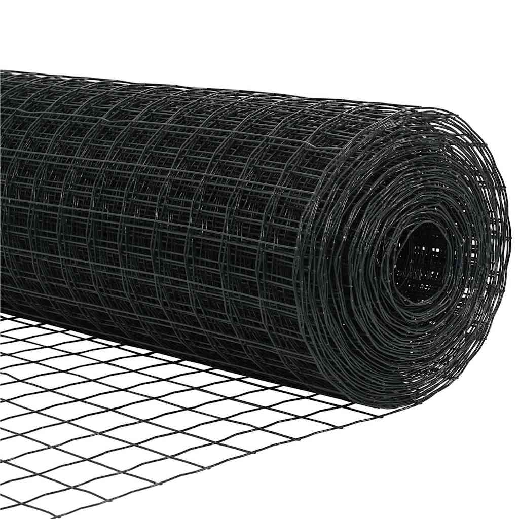 Euro Fence Ground Fix 10 x 1 m PVC-Coated Steel Grey Mesh