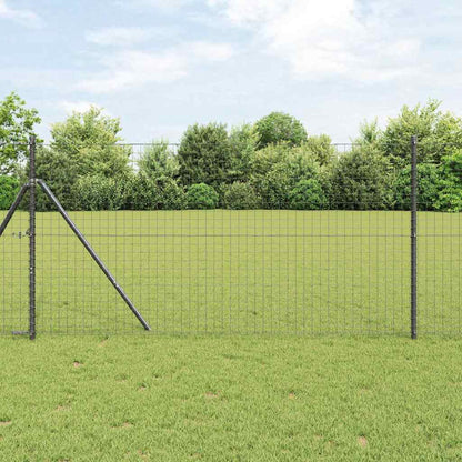 Euro Fence Ground Fix 10 x 1 m PVC-Coated Steel Grey Mesh