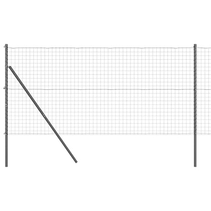 Euro Fence Ground Fix 10 x 1 m PVC-Coated Steel Grey Mesh