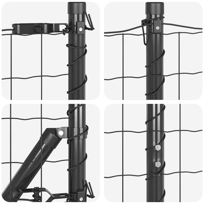 Ground Fix Welded Wire Fence 25 x 1.2 m (W x H)