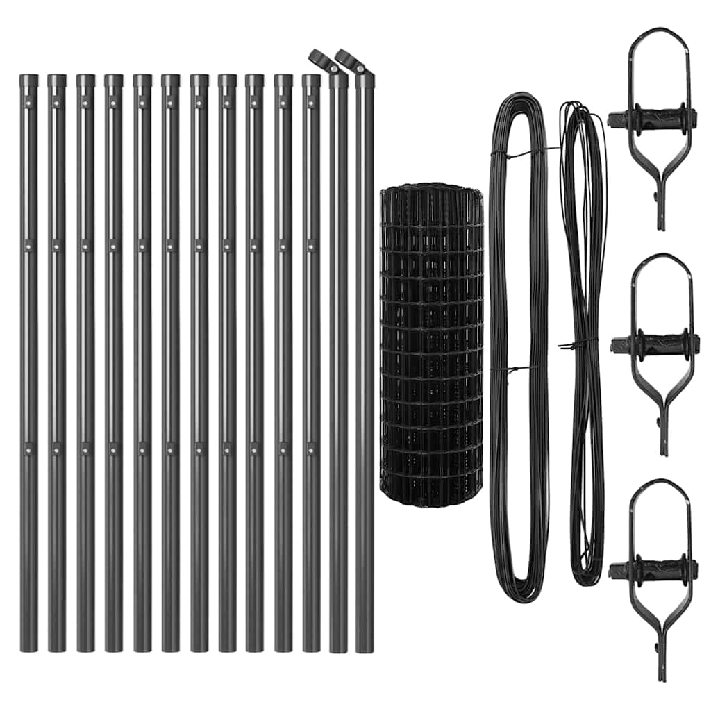Ground Fix Welded Wire Fence 25 x 0.6 m (W x H)