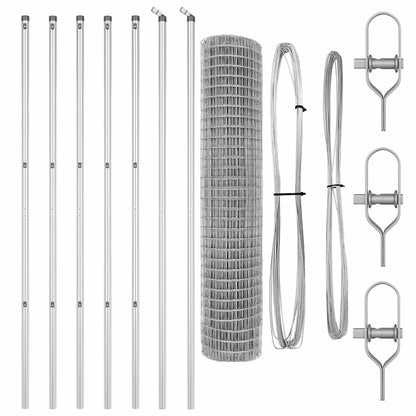 Ground Fix Welded Wire Fence 10 x 1.6 m (W x H)
