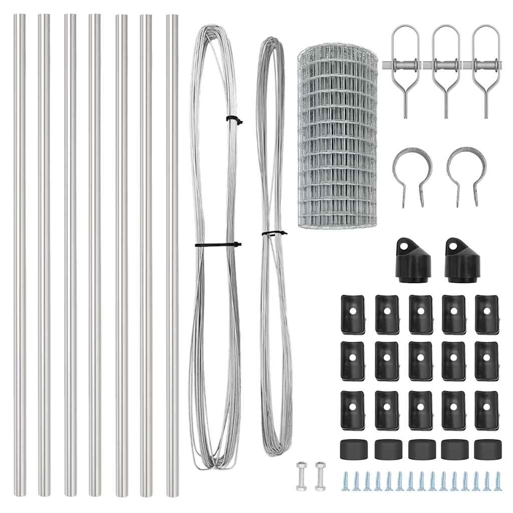 Ground Fix Welded Wire Fence 25 x 0.8 m (W x H)