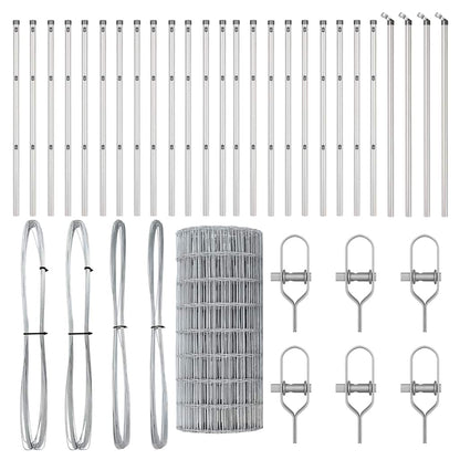 Ground Fix Welded Wire Fence 50 x 0.6 m (W x H)