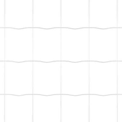 Fence with Post Silver 1.6 x 10 m Steel and PVC