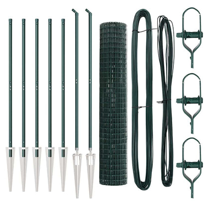 Welded Wire Fence with Spikes 10 x 1.5 m (W x H)