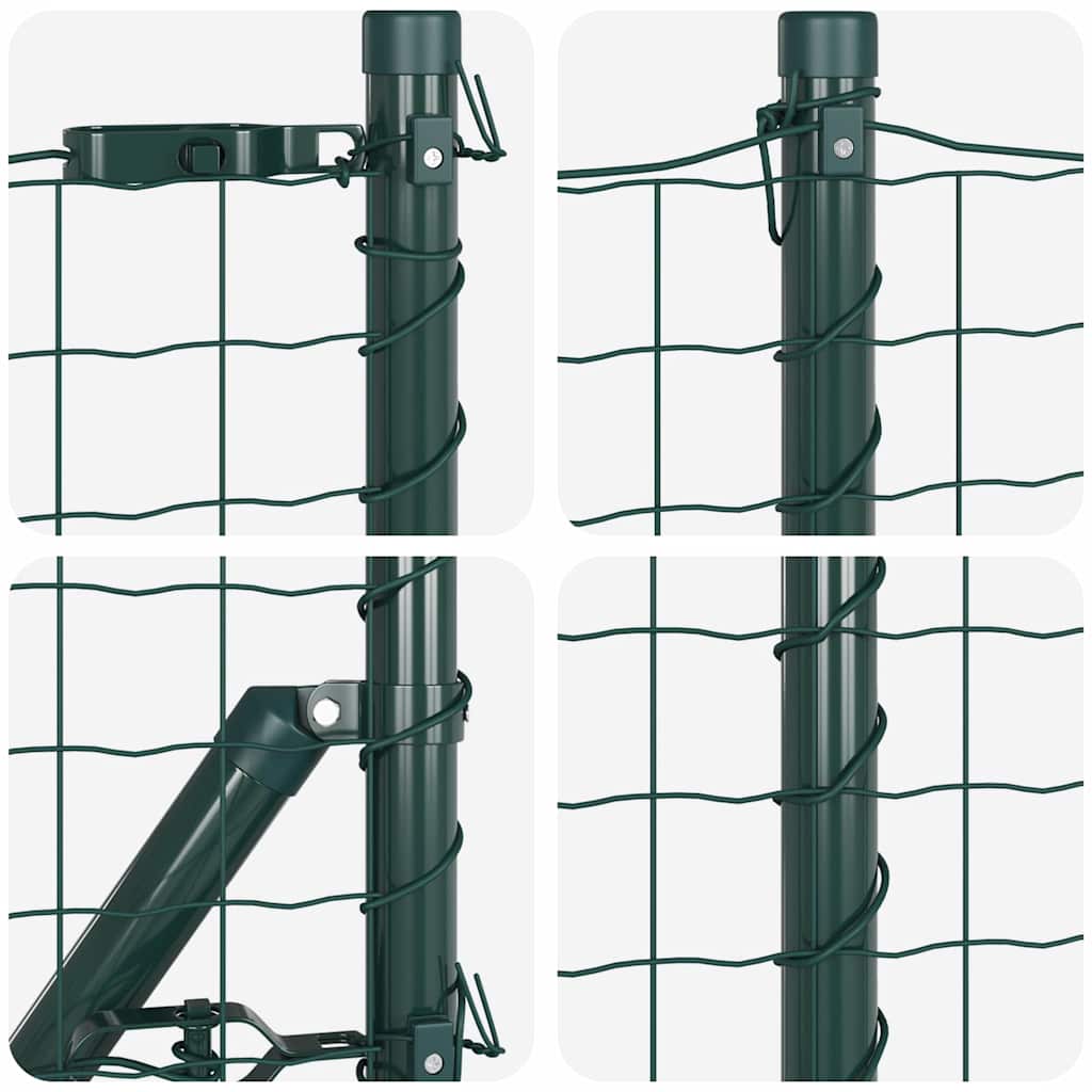 Welded Wire Fence with Spikes 25 x 0.6 m (W x H)