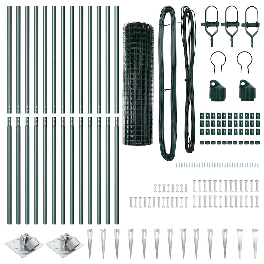 Welded Wire Fence with Spikes 25 x 1.2 m (W x H)