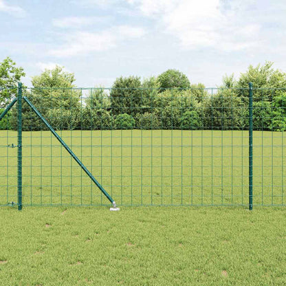 Welded Wire Fence with Spikes 25 x 1 m (W x H) PVC-Coated Steel