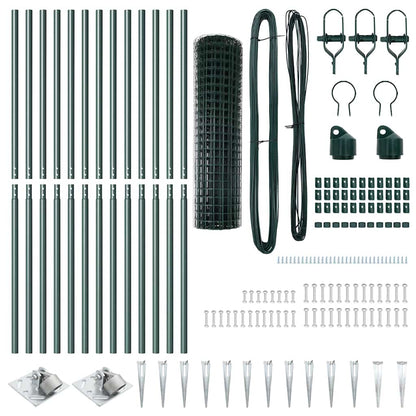Welded Wire Fence with Spikes 25 x 1.2 m (W x H)