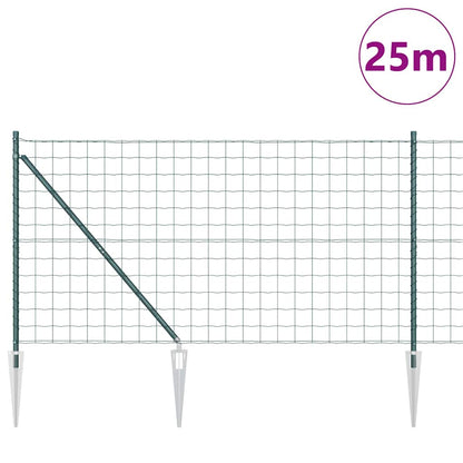 Welded Wire Fence with Spikes 25 x 1.2 m (W x H)