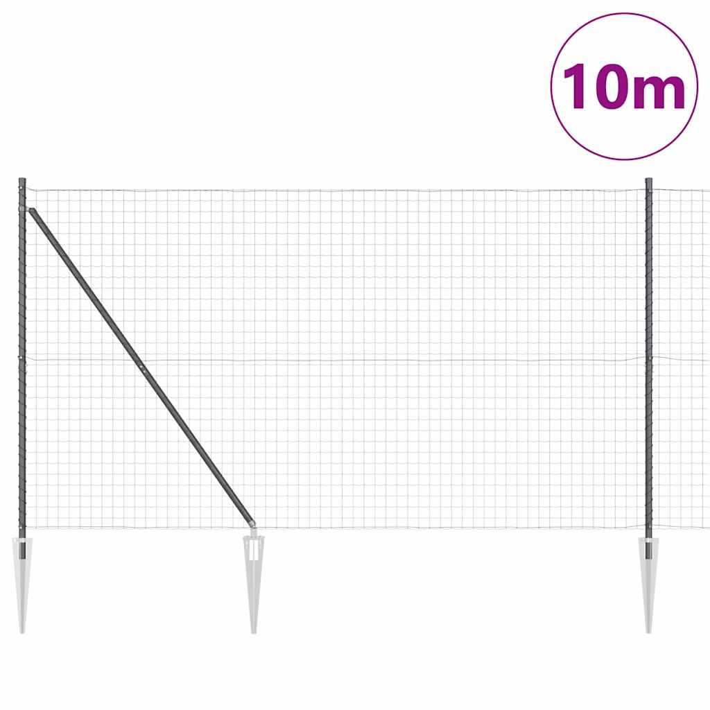 Welded Wire Fence with Spikes 10 x 1.5 m (W x H)