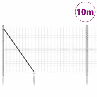 Welded Wire Fence with Spikes 10 x 1.6 m (W x H)