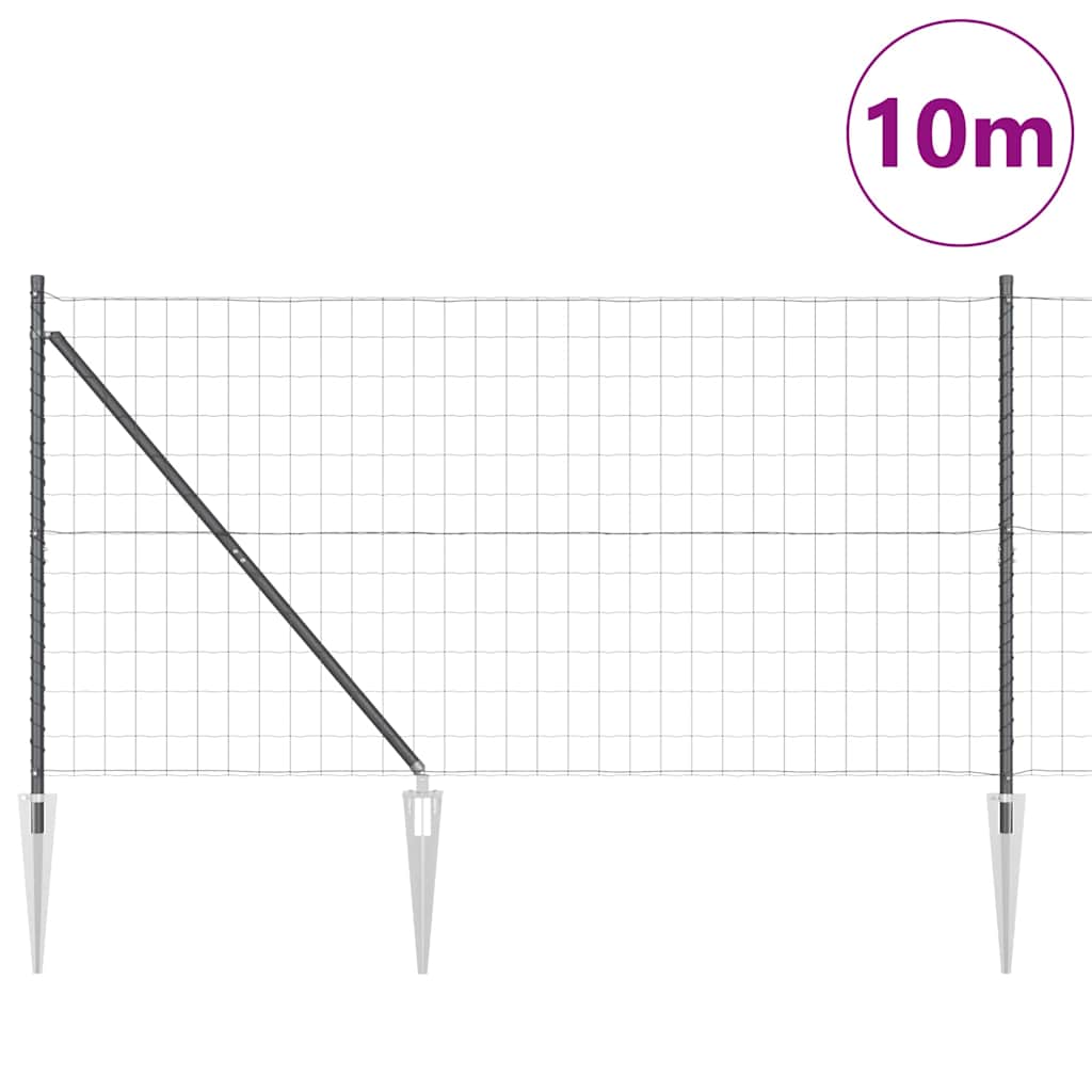 Welded Wire Fence with Spikes 10 x 1.2 m (W x H)