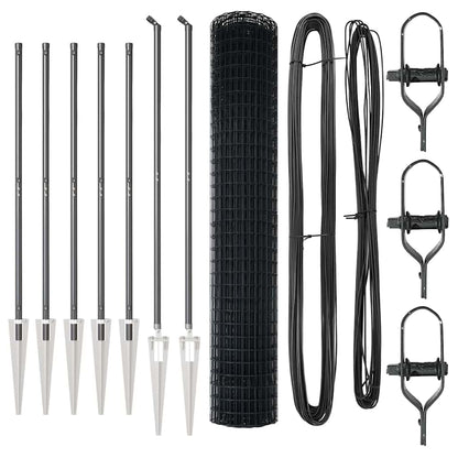Welded Wire Fence with Spikes 10 x 1.6 m (W x H)