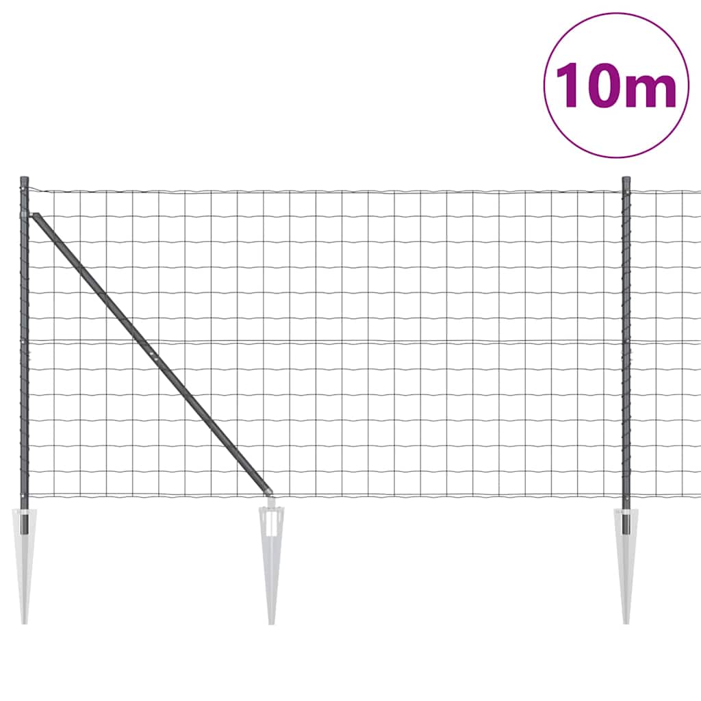 Welded Wire Fence with Spikes 10 x 1.2 m (W x H)