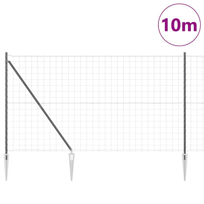 Welded Wire Fence with Spikes 10 x 1.6 m (W x H)