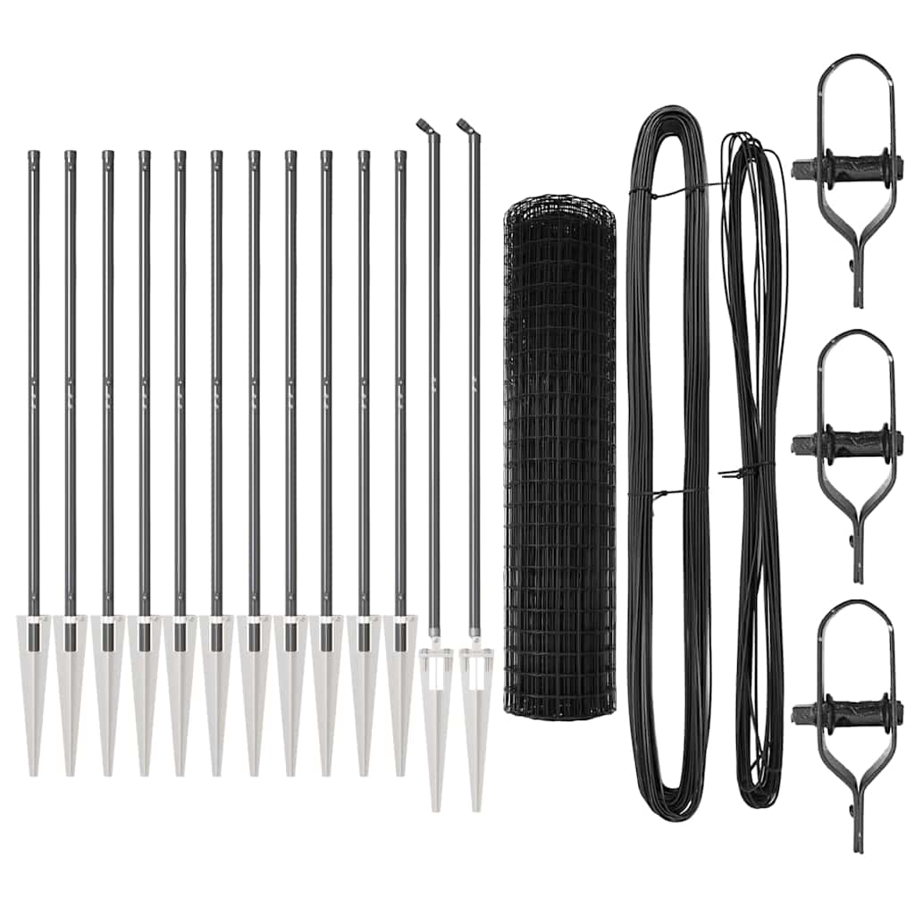 Welded Wire Fence with Spikes 25 x 1.2 m (W x H)