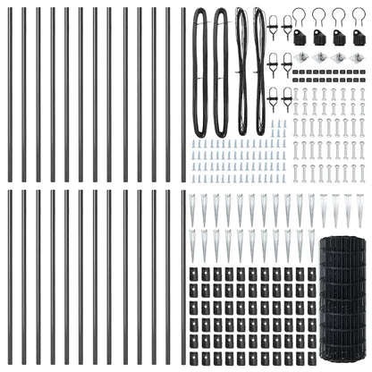 Welded Wire Fence with Spikes 50 x 0.4 m (W x H)