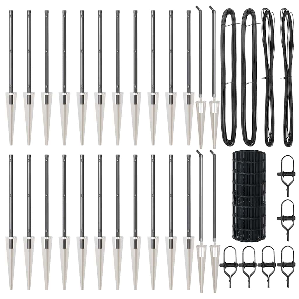 Welded Wire Fence with Spikes 50 x 0.4 m (W x H)