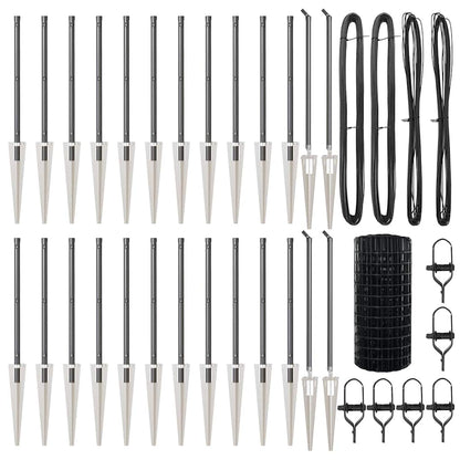 Welded Wire Fence with Spikes 50 x 0.4 m (W x H)