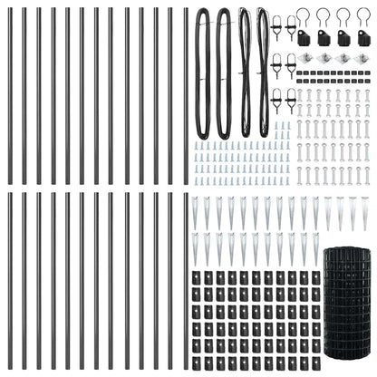 Welded Wire Fence with Spikes 50 x 0.6 m (W x H)