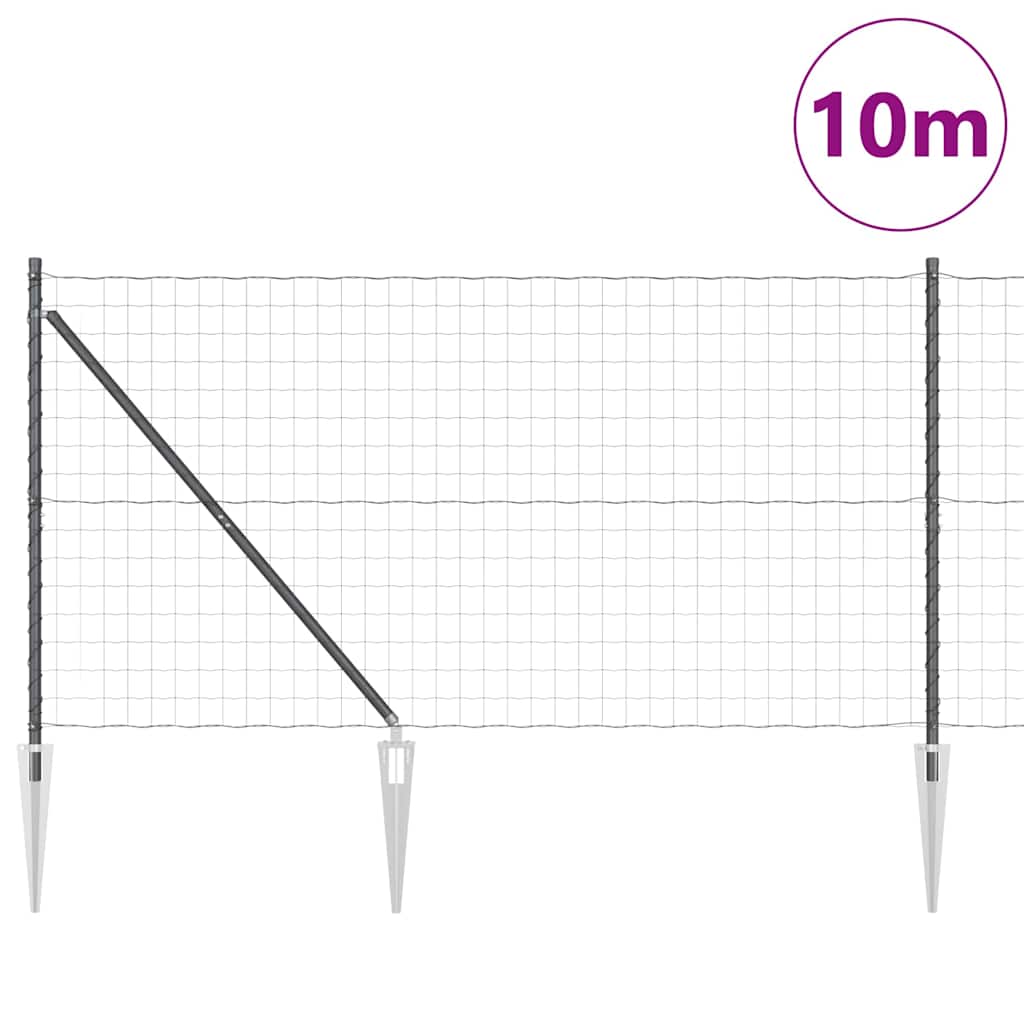 Welded Wire Fence with Spikes 10 x 1.2 m (W x H)