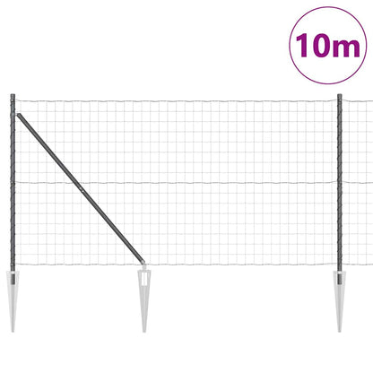 Welded Wire Fence with Spikes 10 x 1.2 m (W x H)