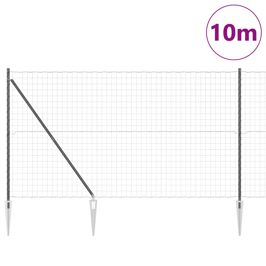 Welded Wire Fence with Spikes 10 x 1.5 m (W x H)