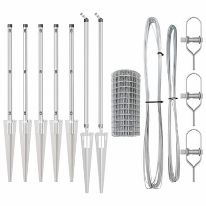 Welded Wire Fence with Spikes 10 x 0.4 m (W x H)
