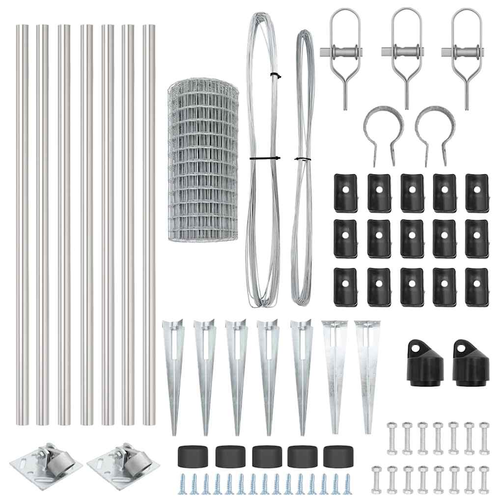 Welded Wire Fence with Spikes 10 x 0.4 m (W x H)