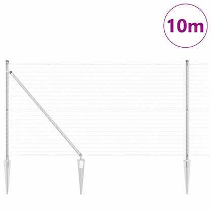 Welded Wire Fence with Spikes 10 x 1 m (W x H)
