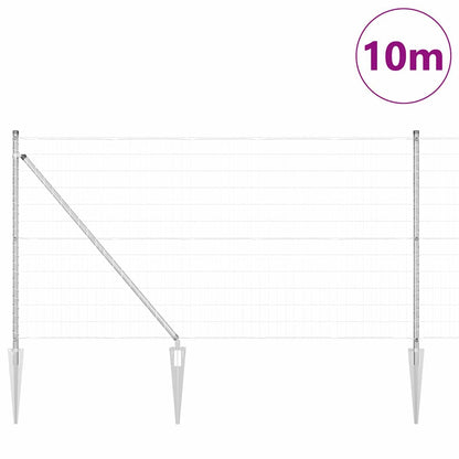 Welded Wire Fence with Spikes 10 x 1 m (W x H)