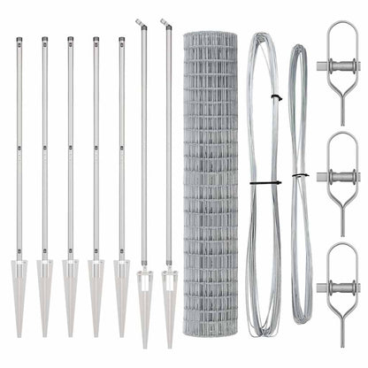 Welded Wire Fence with Spikes 10 x 1.6 m (W x H)
