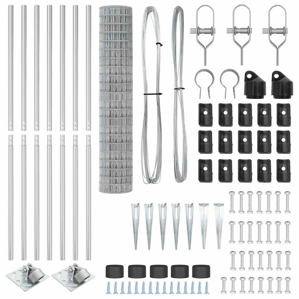 Welded Wire Fence with Spikes 10 x 1.6 m (W x H)