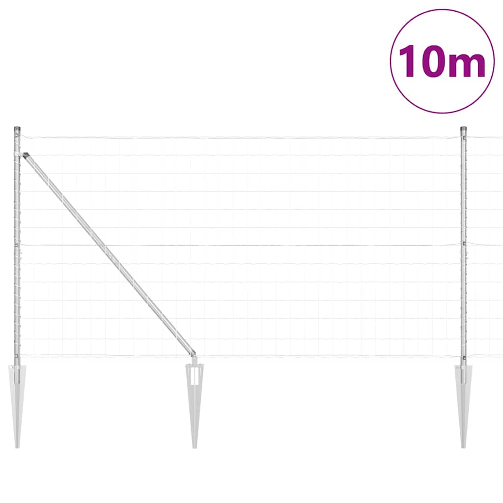 Welded Wire Fence with Spikes 10 x 1.2 m (W x H)