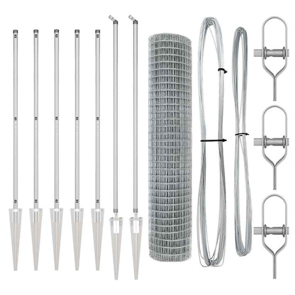 Welded Wire Fence with Spikes 10 x 1.5 m (W x H)