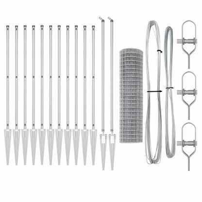 Welded Wire Fence with Spikes 25 x 1.2 m (W x H)