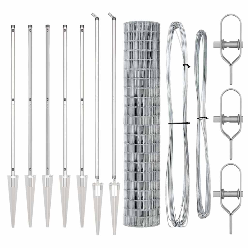 Welded Wire Fence with Spikes 10 x 1.5 m (W x H)