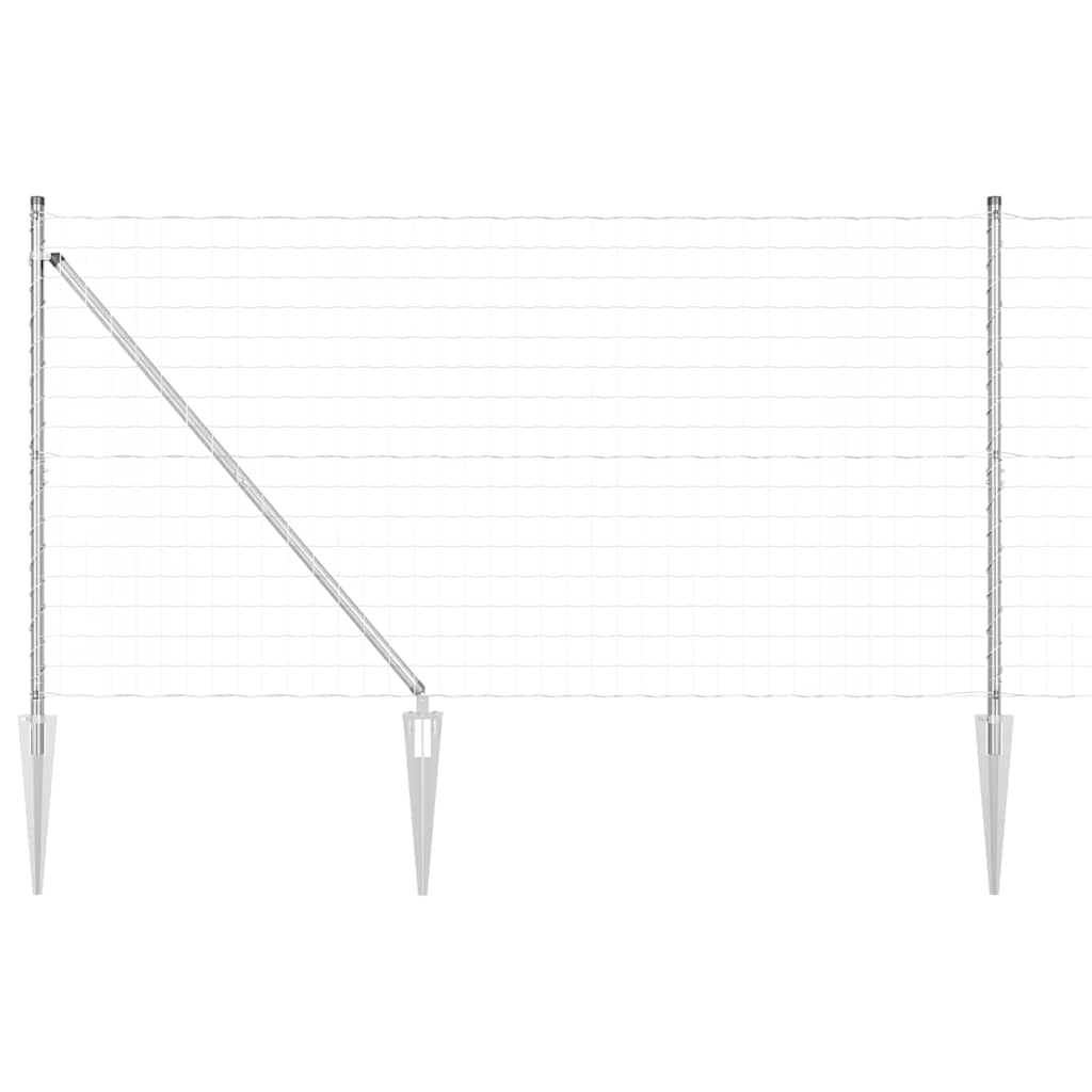Welded Wire Fence with Spikes 25 x 1.2 m (W x H)