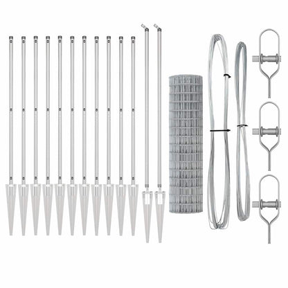 Welded Wire Fence with Spikes 25 x 1.2 m (W x H)