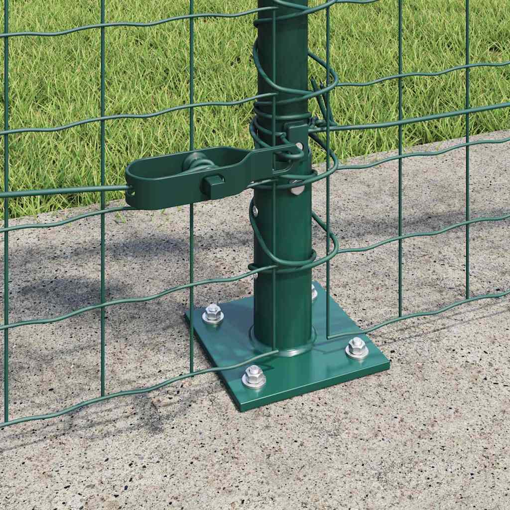 Welded Wire Fence with Concrete Base 10 x 0.8 m (W x H)