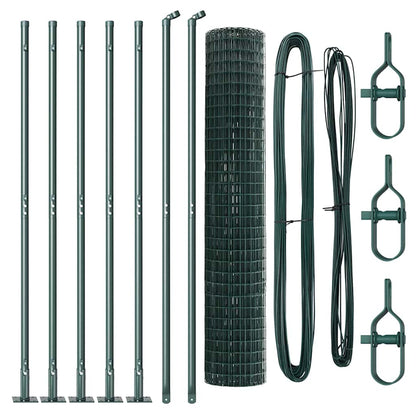 Welded Wire Fence with Concrete Base 10 x 1.4 m (W x H)