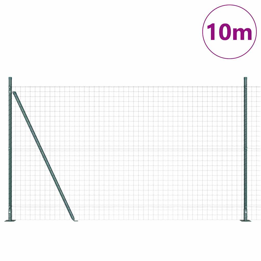 Welded Wire Fence with Concrete Base 10 x 1.4 m (W x H)
