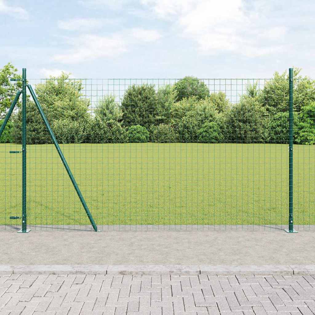 Welded Wire Fence with Concrete Base 10 x 1.5 m (W x H)