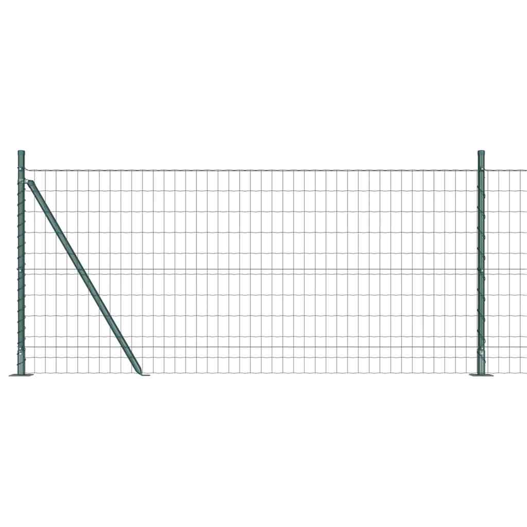 Welded Wire Fence with Concrete Base 10 x 0.8 m (W x H)