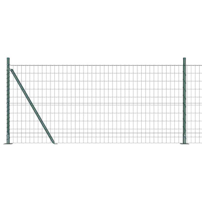 Welded Wire Fence with Concrete Base 10 x 0.8 m (W x H)