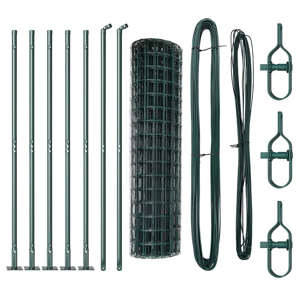 Welded Wire Fence with Concrete Base 10 x 0.8 m (W x H)