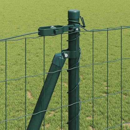 Fence with Post Green 1.2 x 10 m Steel and PVC