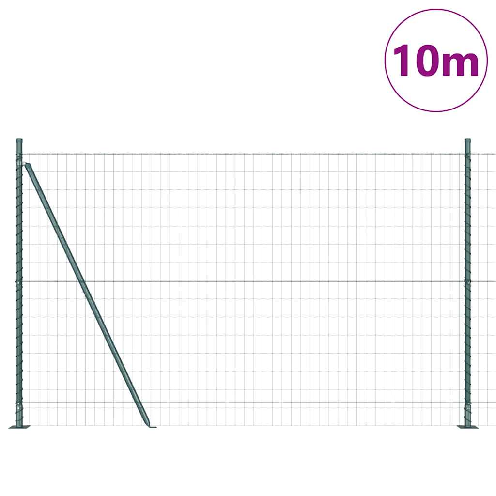 Welded Wire Fence with Concrete Base 10 x 1.6 m (W x H)
